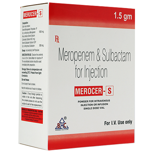 MEROCER- S 1.5 GM INJ